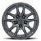 Icon Vehicle Dynamics ICON ALLOYS VECTOR 5 SAT BLK -17 x 8.5/5 x 150/25MM/5.75IN BS 2617855557SB - alternate 3